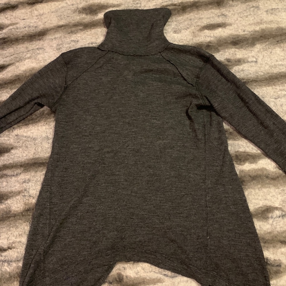 Free People Split Back Turtleneck